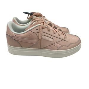 Reebok Women's Court Advance Bold Shoes, Possibly Pink/Chalk W 10